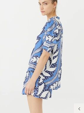 LANHTROPY Blue & White Printed Set